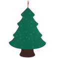 thumbnail image 4 of Felt Christmas Tree Set, Kids Felt Christmas Tree Wall Hanging Ornaments, Christmas Felt Tree Felt Christmas Tree Kit Durable For Door Wall Type B,Type C, 4 of 8