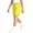 Yellow, variant on LLYWEY Girls Bermuda Shorts, Boys Knee Length Shorts, Kids Casual Summer Solid Elastic Waist Straight Leg Shorts with Pockets 3-4 Years