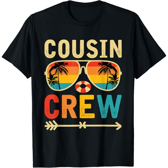Cousin crew 2025 Summer Vacation Beach Family Trips Matching T-Shirt