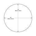 thumbnail image 4 of Dulles Glass 16" Round Table Top 3/8" Thick, Flat Polished Tempered Glass for Indoor Dining or Outdoor Patio, 7 Pounds, 4 of 7