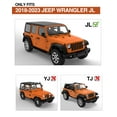 thumbnail image 6 of Mescukay 4 PCS Fenders Flares for 2018-2024 Wrangler JL & JLU Unlimited, Flat Front & Rear Fenders Flares, Off-Road Metal Steel Wheel Liner, 6 of 7
