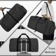 thumbnail image 4 of 65L Negro, Bolsa de viaje plegable para hombres Bolsa deportiva grande y ligera resistente al agua Camping Senderismo Plegable, 4 of 5