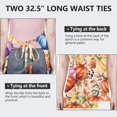 thumbnail image 6 of Fall Pumpkins Leaves Pattern Apron-Garden Aprons for Women with Pockets-Cotton Linen Waterproof Kitchen Cooking Gardening Aprons Adjustable for Kitchen,Cooking,BBQ and Salon 33"x27", 6 of 7