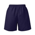 thumbnail image 6 of Bermuda Shorts for Women 7 Inch Inseam Drawstring Short High Waisted Lightweight Short Beach Vacation Outfits Pockets Blue S, 6 of 8