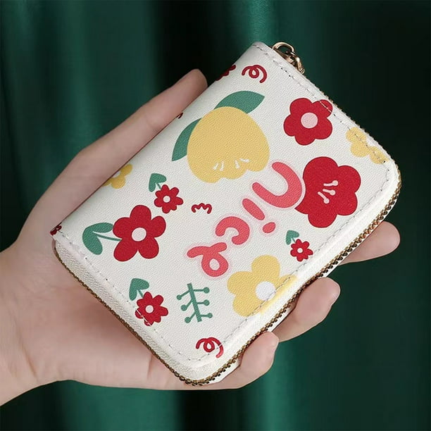 pstuiky Monedero personalizado monedero pequeño tarjetero regalo de cumpleaños para mujeres y adolescentes.