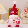 thumbnail image 2 of dajkiuy Lighted Valentines Gnomes Decorations, 10 Inch Gnome Plush Doll Valentine Gift Tabletop Ornament, 2 of 6