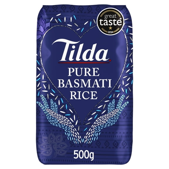 Tilda Pure Basmati Rice 500G, Imported from Britain