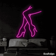 thumbnail image 4 of Craftnamesign Girl Leg Neon Sign,Girl Room Decor,Bar Wall Art,Gift For Her, 4 of 4
