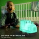 thumbnail image 4 of Lámpara de noche para dormitorio infantil, luz de noche para bebé, luz de noche LED recargable, lámpara de noche de silicona con 9 colores (control remoto + atenuación táctil), regalo de Navidad - Tre, 4 of 5