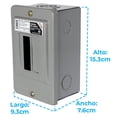 thumbnail image 2 of Centro Carga 2 Circuitos Sobreponer Electricista Iusa 217942, 2 of 3