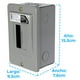 thumbnail image 2 of Centro Carga 2 Circuitos Sobreponer Electricista Iusa 217942, 2 of 3