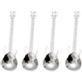 thumbnail image 1 of Coffee Spoon,guitar Stainless Steel Spoons, Set Of 4 (silver), 1 of 5