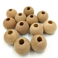 thumbnail image 4 of Cuenta redonda de madera natural.,cuentas de madera,Cuentas espaciadoras,Cuentas sueltas,Fabricación de joyas,cuentas redondas,Hallazgos de amuletos,Cuenta de madera natural., 4 of 6