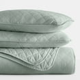 thumbnail image 5 of Noble Linens 3-Piece Eucalyptus Diamond Quilt Set, Twin / Twin XL, 5 of 9