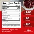 thumbnail image 3 of Jai Ho Organic Rajma Kidney Beans 4 lb | Rajma Kidney Beans | Indian Rajma | USDA Organic | Non-GMO | Chemical-Free | Kosher, 3 of 9