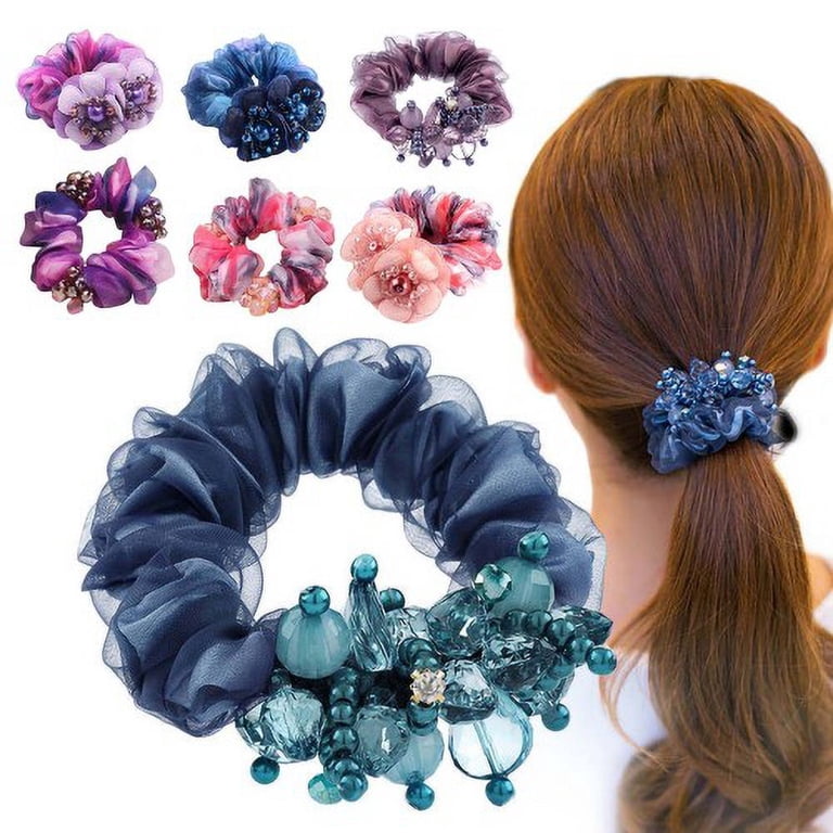Elegant Multicolor Beaded Hair Accessory 1pc vibrant crystal beaded headband women sparkling - Temu  main image 3