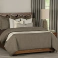 thumbnail image 4 of PoloGear Belmont Greystone Luxury 6-Piece Duvet Cover Set brown,brown-grey California King N/A 6 Piece, 4 of 5