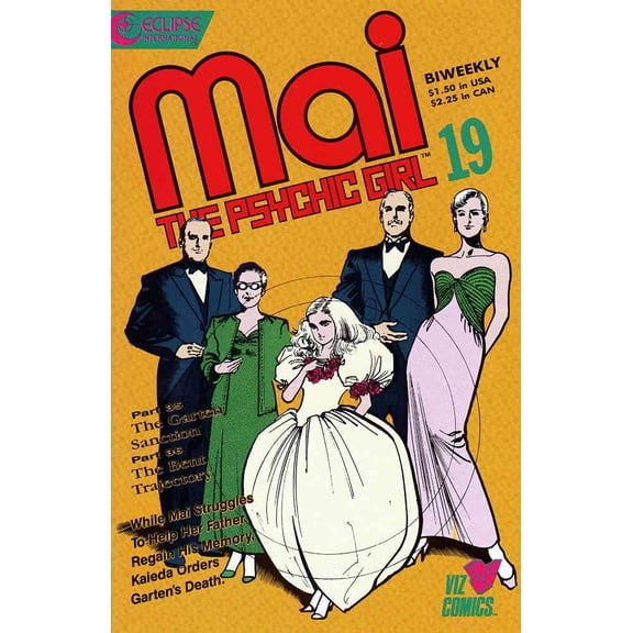 Mai, the Psychic Girl #19 VF ; Eclipse Comic Book