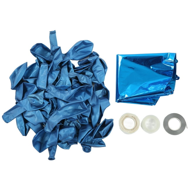 Kit de guirnaldas de globos, látex Natural azul, duradero, estilo magnífico, aplicación amplia, globos de fiesta