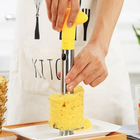 

MATHOWAL Pineapple Peeler，Stainless Steel Slicer Stem Remover Cutter Tool
