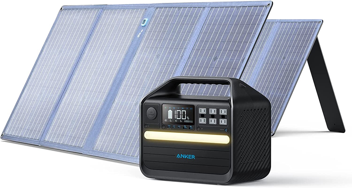 Anker 555 Portable Power Station 1024Wh Solar Generator with