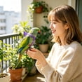 thumbnail image 6 of Purple Escape-Proof Bird Harness Leash, Adjustable Soft Breathable Flying Vest for Parrots Cockatiel, Lightweight Outdoor Walking Rope with Wing Cover 79 Inch, 6 of 6