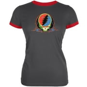 Grateful Dead Women's Juniors Calaveras Ringer Short Sleeve T Shirt