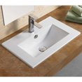 thumbnail image 4 of American Imaginations 19.9-in. W 1 Hole Ceramic Top Set In White Color - Overflow Drain Incl. AI-30394, 4 of 8