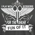 thumbnail image 3 of CafePress - I Play With Scissors For - Mens Comfort Colors Shirt, 3 of 5