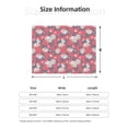 thumbnail image 5 of Disketp Rose Flowers Flannel Blankets - Thick and Warm Blanket for Winter, Soft Fuzzy Plush King Blanket for All Seasons40"x30", 5 of 6