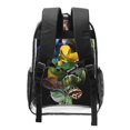 thumbnail image 2 of Susaid Colorful Viper Snake Print Clear Backpack See Through Transparent Plastic Clear Bookbags for School, College, Stadium,Work, 2 of 7