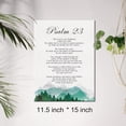 thumbnail image 2 of Christian Canvas Wall Art Psalm 23 the Lord is My Shepherd Canvas Print Positive Scripture Canvas Painting Home Bedroom Wall Decor Framed Baptism Gift 12x15 Inch, 2 of 5