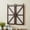 White & Brown, variant on FirsTime & Co. White Carriage Barn Door Wall Plaque 2-Piece Set, Farmhouse, Framed, 14 x 2 x 34 in