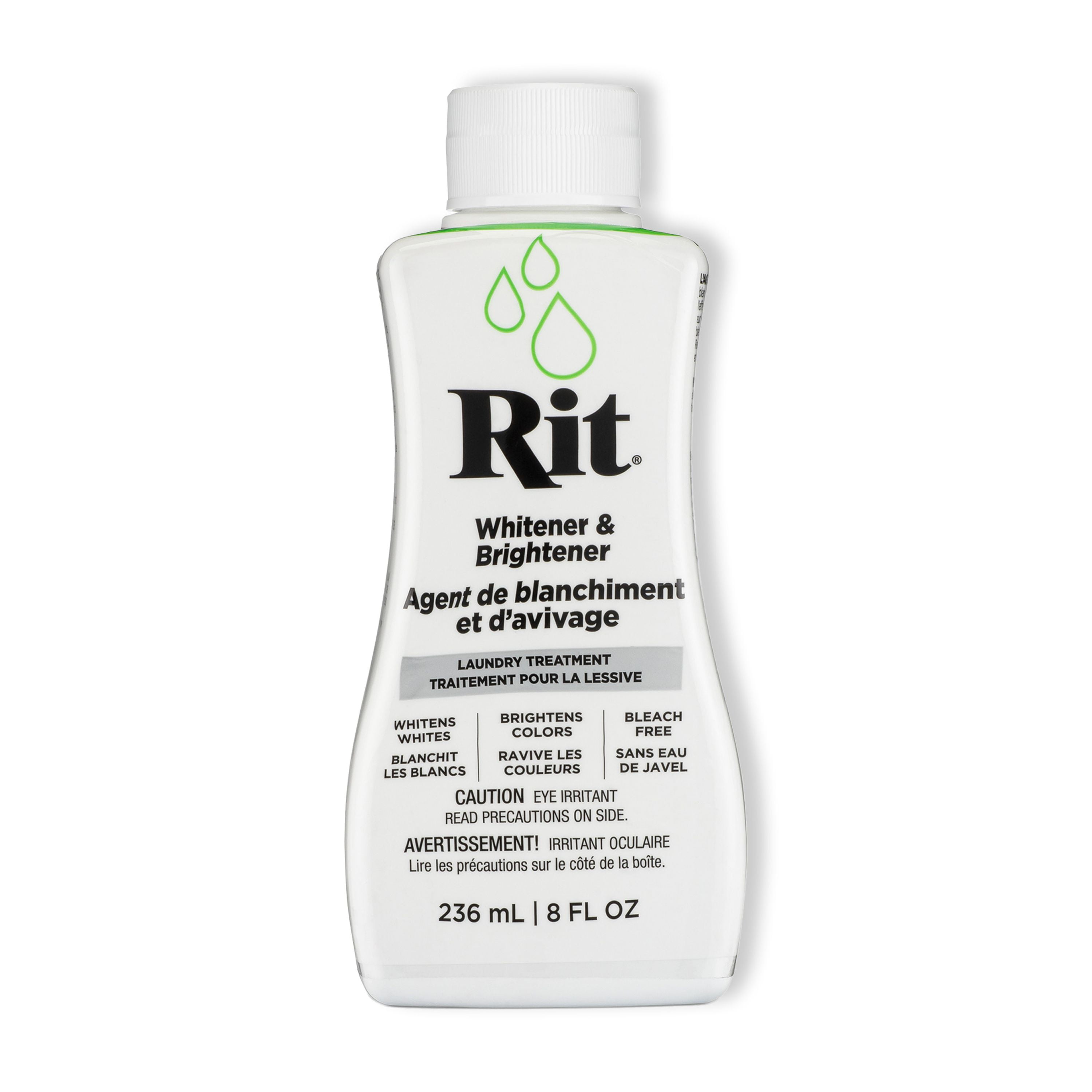 Rit Whitener & Brightener, 1 piece, 236 ml (8 fl. oz.), 14.6 cms (5.75 in) H x 5 cms (2 in) W x 5 cms (2 in) D