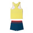 thumbnail image 2 of PROALLO Girls Bathing Suits Two-Piece Swimsuit with Boyshorts Vest-Style Tankini, 2 of 5