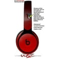 thumbnail image 2 of Skin Decal Wrap works with Original Beats Solo Pro Headphones Smooth Fades Red Black Skin Only BEATS NOT INCLUDED, 2 of 5