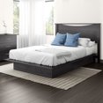 thumbnail image 2 of South Shore SoHo, Contemporary Full/Queen Bed and Headboard Set, Gray Oak, 2 of 7