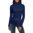 thumbnail image 1 of Chandail à Col Roulé pour Femme Chandail Tricoté pour Femme à Manches Longues Court Chandail Ajusté en Tricot Chandail d'Hiver, Chandail à Col Roulé pour Femme m, 1 of 7