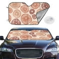 thumbnail image 2 of Fotbe Mushrooms2 Car Windshield Sunshade | Sun Visor Protector Front Window Shade, Keeps Out UV Rays, Keeps Your Vehicle Cool-Medium, 2 of 7
