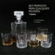 thumbnail image 4 of Vasos de Vidrio para Whisky con Decantador de Cristal IDEA NUOVA 860 ml, 4 of 5