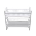 thumbnail image 1 of Escurridor De Platos, Estante De Secado De Platos De Metal PP De 2 Niveles, Duradero, De Gran Capacidad Para Platos ANGGREK 2 Tier Dish Rack, 1 of 8