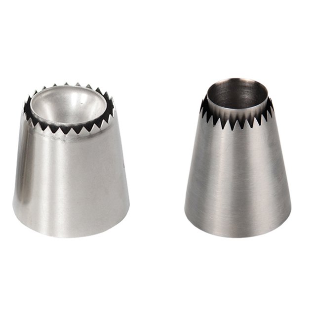 stanreset Hot Sale 1PC Stainless Icing Piping Nozzle Cream Cake Decorating Pastry Tip Fondant Cake Tools Kitchen Baking Gadgets No.01 1Set
