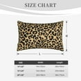 thumbnail image 6 of Haiem Pillowcase for Hair and Skin Queen - Leopard Print Printed Soft Pillowcase with Envelope Closure-16"x24", 6 of 9