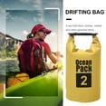 thumbnail image 3 of Waterproof Dry Bag Pack Sack Swimming Kayaking River Trekking Decor Supplies (2L Yellow), 3 of 7