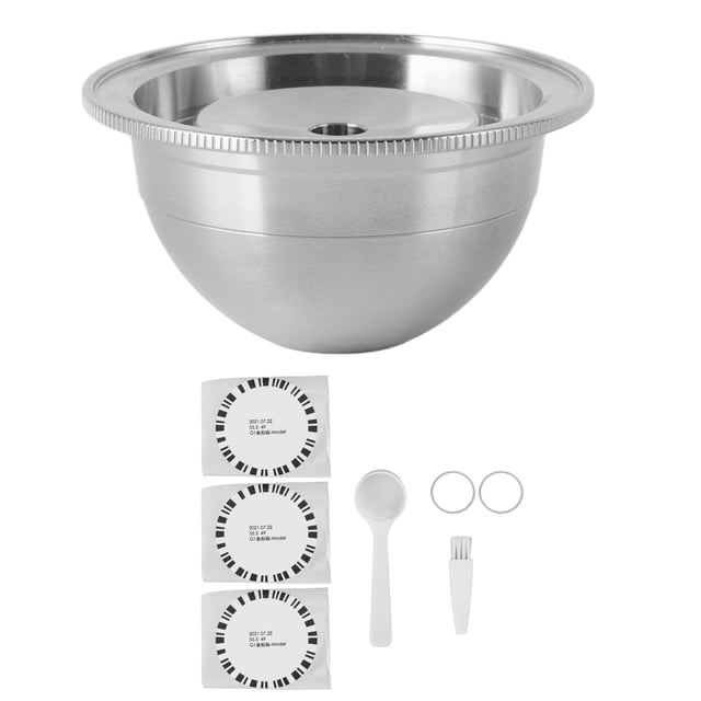 Cápsula de café reutilizable, filtro de cápsula de café reutilizable Filtro de cápsula de café Cápsula de café de acero inoxidable Valor excepcional Jadeshay A