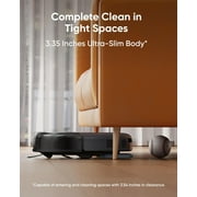 Eufy Robot Vacuum Omni C20, Vacuum and Mop Combo, 7,000 Pa Suction, Ultra-Slim 3.35-Inch, Self-Emptying All-in-One Station