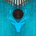 thumbnail image 4 of Kalimba Mbira Thumb Finger Piano Portable 17 Keys Solid Wood Musical Instrument Gift for Music, 4 of 7
