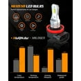thumbnail image 4 of For 2009-2014 Nissan Maxima Combo 6x LED Front Headlight + Fog Light Bulbs Kit A, 4 of 12