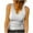 White, variant on APEXFWDT Tank Tops Women Summer V Neck Slim Fitted Basic Tops Womens Casual Solid Sleeveless T-Shirts Workout Tank Tops