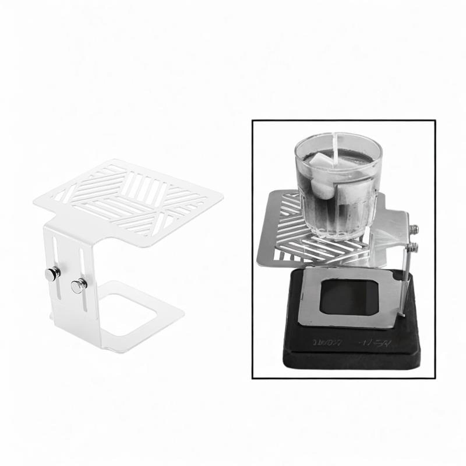 Fancyes Café Café Café Café Weighing Adjustable Height Protection Tools Weighing Frame for Coffee Extraction for Coffee Extraction White